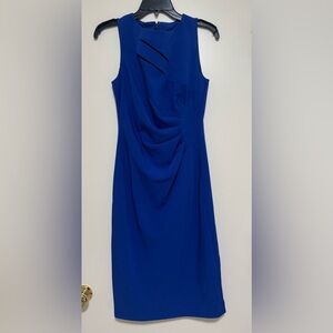 Chic One-Shoulder Blue Dress